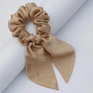 Handmade Skin Silk Tail Scrunchie