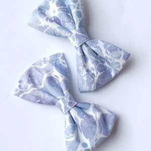 Handmade Cotton Bow Pin Pair