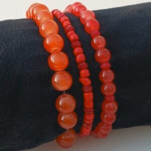 Handmade Shades of Rust Bracelet