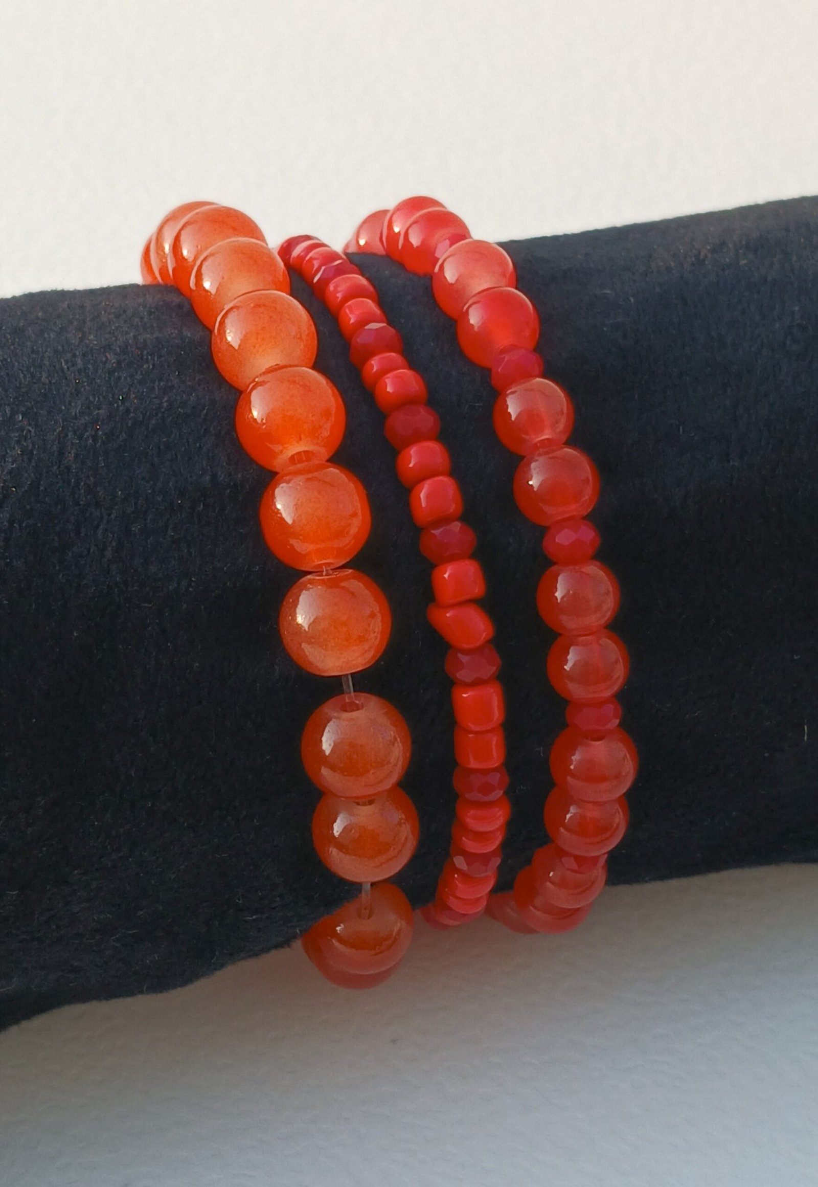 Handmade Shades of Rust Bracelet