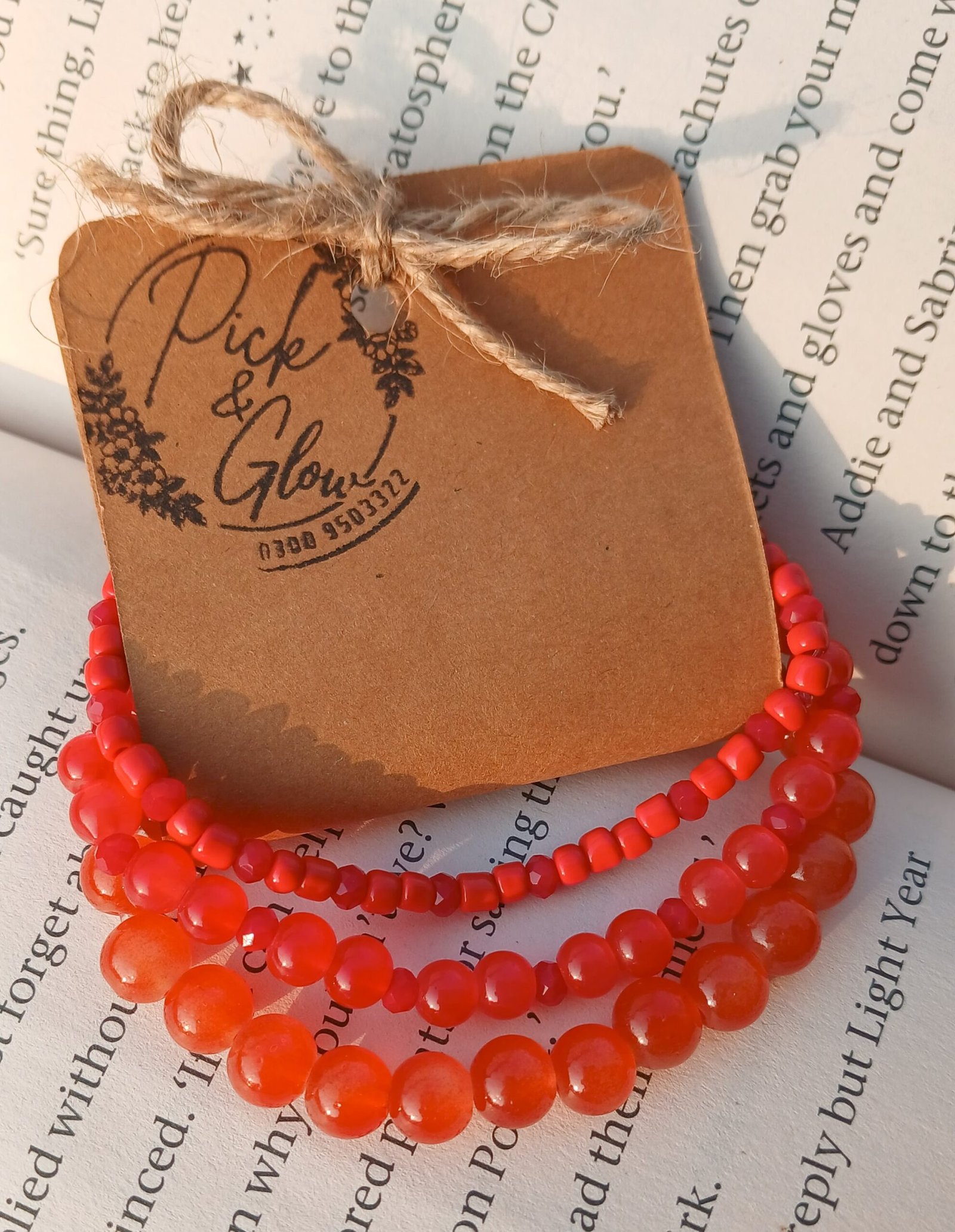 Handmade Shades of Rust Bracelet - Image 2