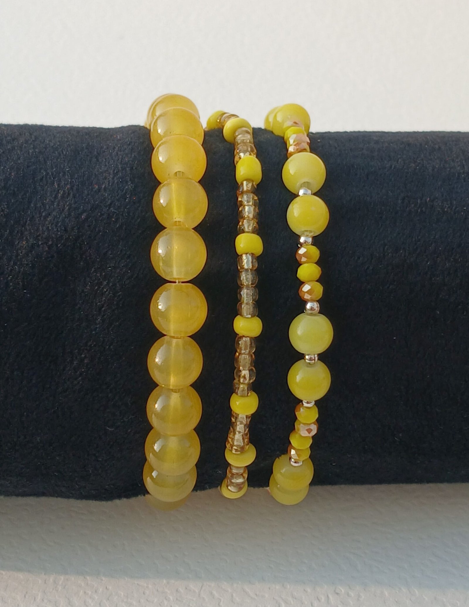 Handmade Shades of Yellow Bracelet