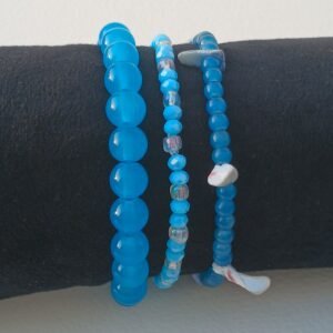 Handmade Shades of Blue Bracelet