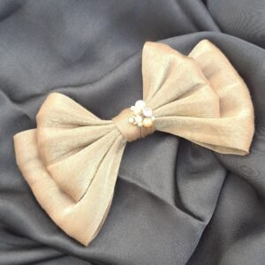 Handmade Elegant Champagne Hair Barrette